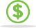Dollar sign icon